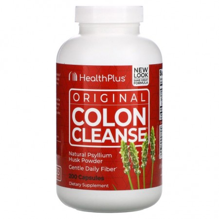 Health Plus, 오리지널 콜론 클렌즈, 캡슐 200정