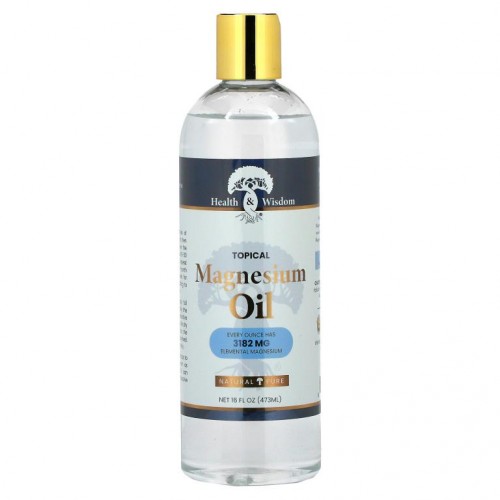Health and Wisdom, 마그네슘 오일, 473ml(16fl oz)