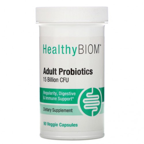 HealthyBiom, 성인용 프로바이오틱, 150억 CFU, 베지 캡슐 90정
