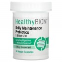HealthyBiom, 데일리 매인터넌스 프로바이오틱, 50억 CFU, 베지 캡슐 30정