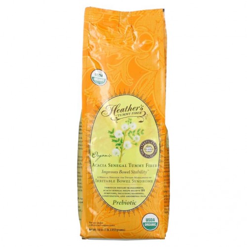Heather's Tummy Care, 유기농 아카시아 세네갈 Tummy Fiber, 16 oz(453 g)