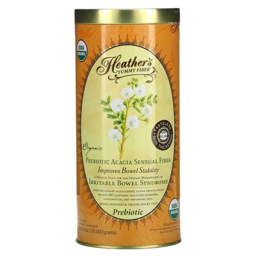 Heather's Tummy Care, Tummy Fiber, 유기농 아카시아 세네갈 Tummy Fiber, 453g(16oz)