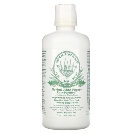 Herbal Answers, Herbal Aloe Force, Raw Purified, 946ml(32fl oz)
