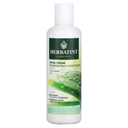 Herbatint, 로열 크림 컨디셔너, 알로에베라, 호호바 오일, 밀, 260 ml(8.79 fl oz)