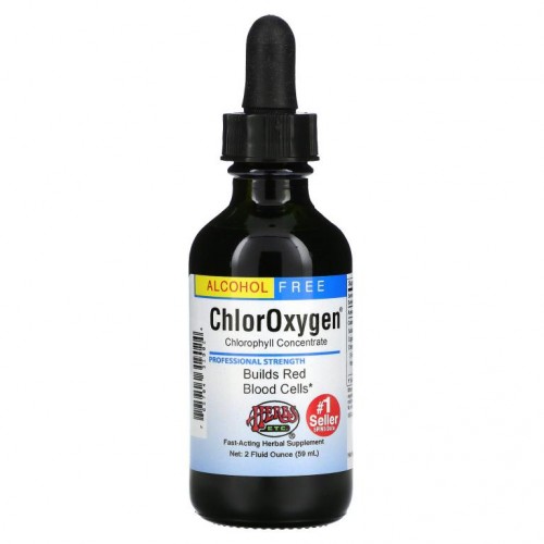 Herbs Etc., ChlorOxygen, 엽록체 농축물, 무알코올, 59 ml(2 fl oz)