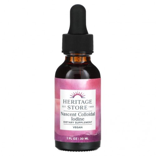 Heritage Store, 내슨트 요오드, 콜로이드성, 30ml(1fl oz)