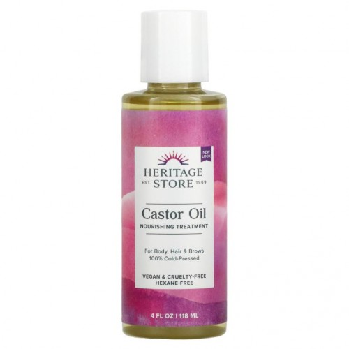 Heritage Store, 캐스터오일, 118ml(4fl oz)