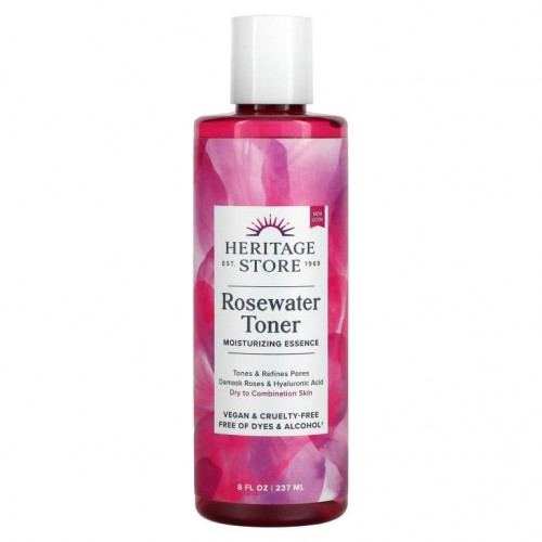 Heritage Store, 로즈워터 토너, 237ml(8fl oz)