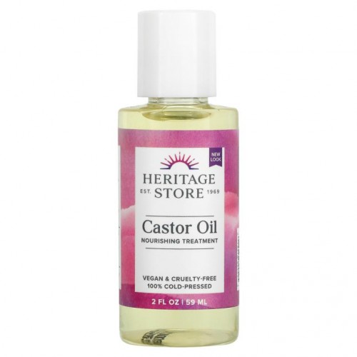 Heritage Store, 캐스터오일, 2 fl oz (59 ml)
