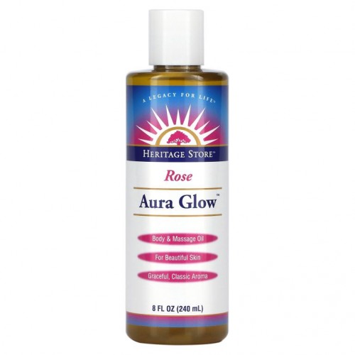 Heritage Store, Aura Glow, 로즈, 240ml(8fl oz)