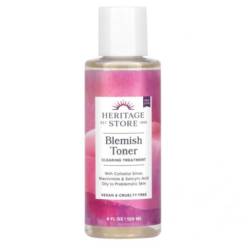 Heritage Store, Blemish Treatment Toner, 4 fl oz (120 ml)