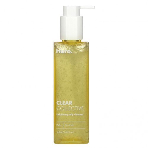 Hero Cosmetics, 클리어 콜렉티브, 엑스폴리에이팅 젤리 클렌저, 150ml(5.07fl oz)