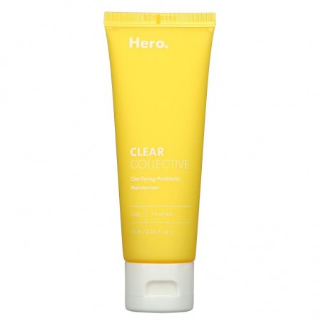 Hero Cosmetics, 클리어 콜렉티브, 클래리파잉 프리바이오틱 모이스처라이저, 70ml(2.36fl oz)