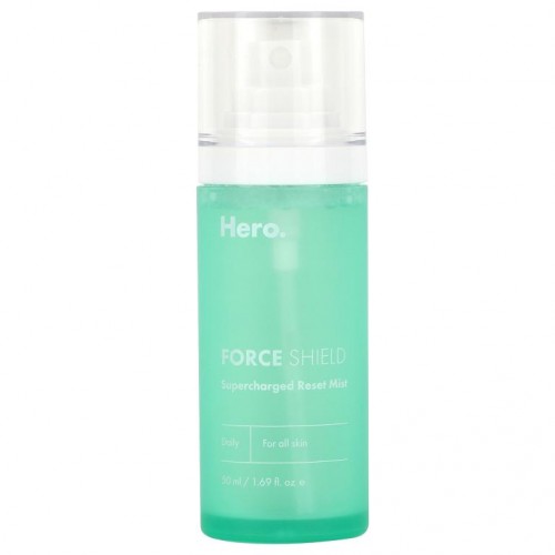 Hero Cosmetics, Force Shield, Supercharged Reset Mist, 1.69 fl oz (50 ml)