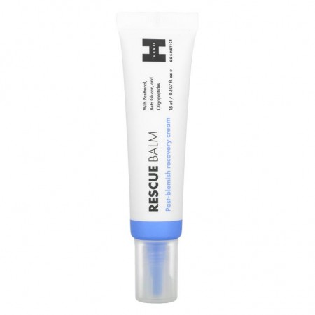 Hero Cosmetics, Rescue Balm, Post Blemish Recovery Cream, 0.507 fl oz (15 ml)