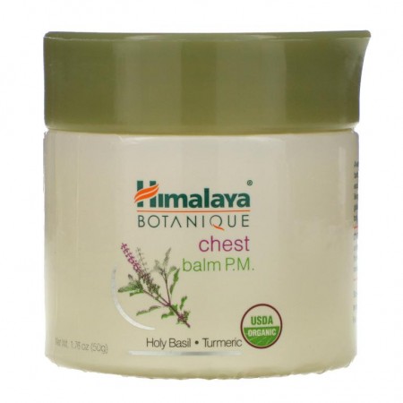 Himalaya, 식물성, 체스트 밤, P.M., 1.76 oz (50 g)
