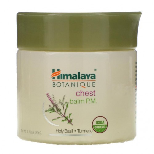 Himalaya, 식물성, 체스트 밤, P.M., 1.76 oz (50 g)