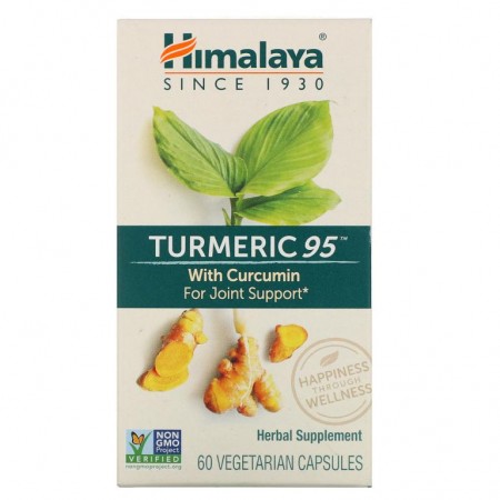 Himalaya, 커큐민 함량 심황 95, 60 베지 캡슐
