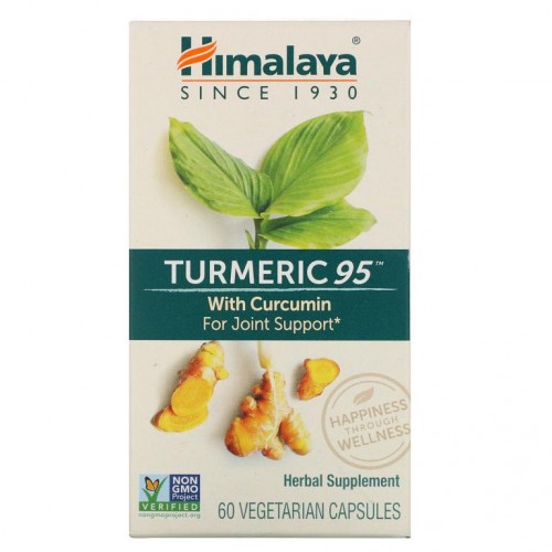 Himalaya, 커큐민 함량 심황 95, 60 베지 캡슐