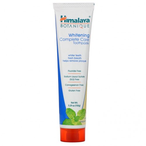 Himalaya, Botanique, 화이트닝 컴플리트 케어 치약, 심플리 페퍼민트, 150g(5.29oz)