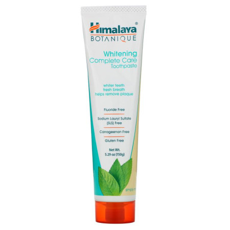 Himalaya, 보타니크(Botanique), 화이트닝 컴플리트 케어 치약(Whitening Complete Care Toothpaste), 심플리 민트(Simply Mint), 5.29 oz (150 g)