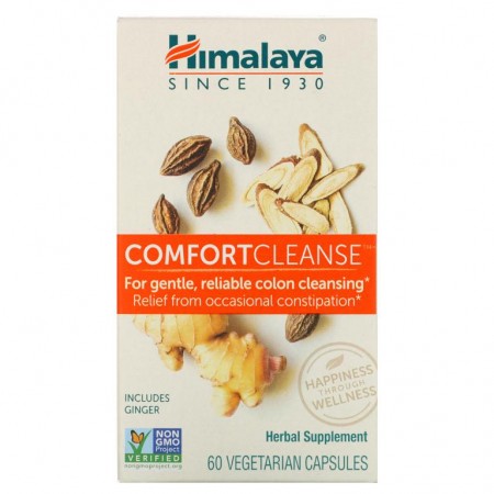 Himalaya, Comfort Cleanse, 베지 캡슐 60정