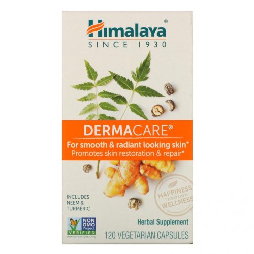 Himalaya, DermaCare, 식물성 캡슐 120정