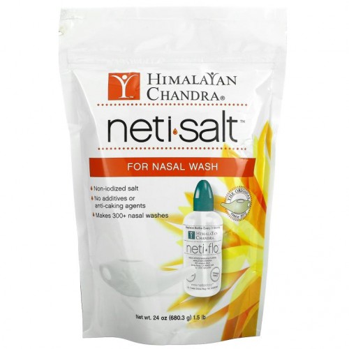 Himalayan Institute, Neti Salt, 코 세척용 소금, 680.3g(1.5lbs)