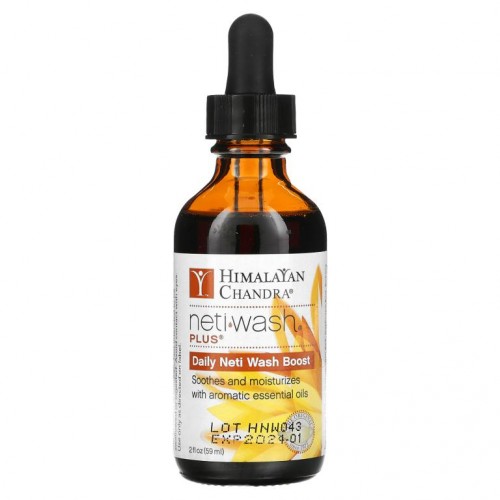 Himalayan Institute, Neti Wash Plus, 데일리 네티 팟 부스트, 2 플루 온즈 (60 ml)