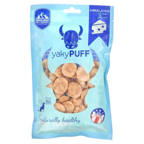 Himalayan Pet Supply, YakyPuff, Dog Treat, For All Dogs, Himalayan Cheese, 2 oz (57 g)