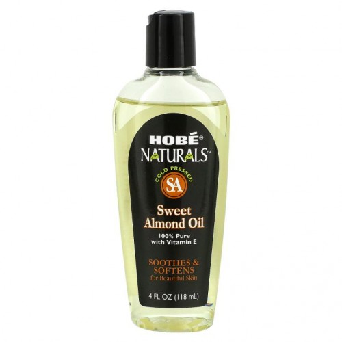 Hobe Labs, 내츄럴, 스윗 아몬드 오일, 4 fl oz (118 ml)