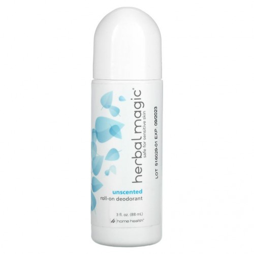 Home Health, 허벌 매직, 롤온 데오드란트, 무향, 3 fl oz (88 ml)