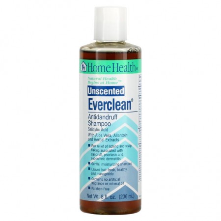 Home Health, Everclean, 비듬용 샴푸, 무향, 8 fl oz (236 ml)