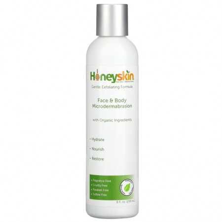 Honeyskin, 페이스 & 바디 미세 박피, 236ml(8fl oz)