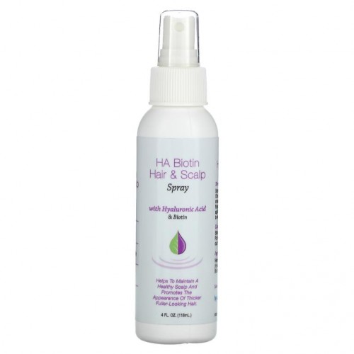 Hyalogic, HA 비오틴 헤어 & 두피 스프레이, 4 fl oz (118 ml)