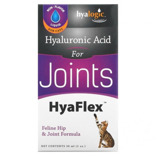 Hyalogic, 반려묘용 HyaFlex, 관절용 히알루론산, 30ml(1oz)
