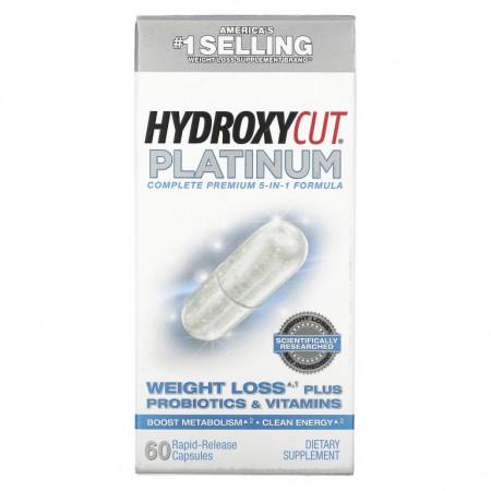 Hydroxycut, Platinum, 속방형 캡슐 60정