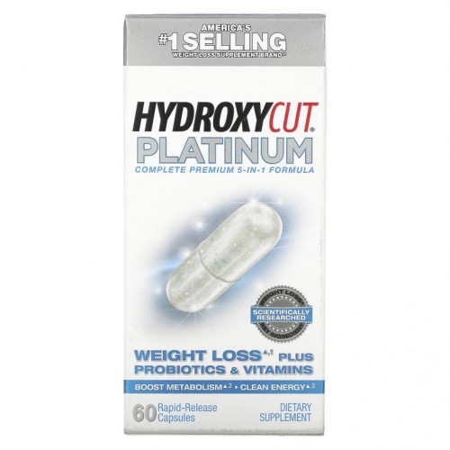 Hydroxycut, Platinum, 속방형 캡슐 60정