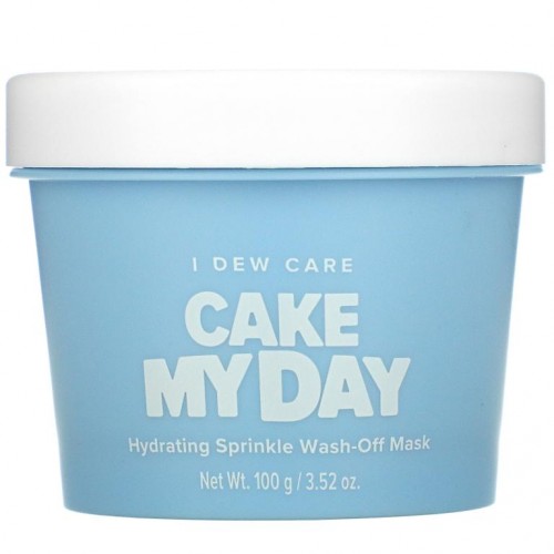 I Dew Care, Cake My Day, 하이드레이팅 스프링클 워시오프 뷰티 마스크, 100g(3.52oz)
