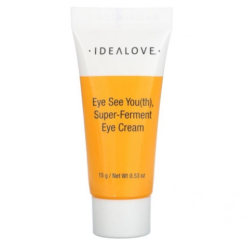 Idealove, 아이 씨 유(쓰), 슈퍼 발효 아이 크림, 샘플 규격, 15g(0.53oz)