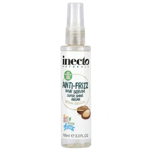 Inecto, Anti-Frizz Hair Serum, Super Shine Argan, 3.3 fl oz (100 ml)