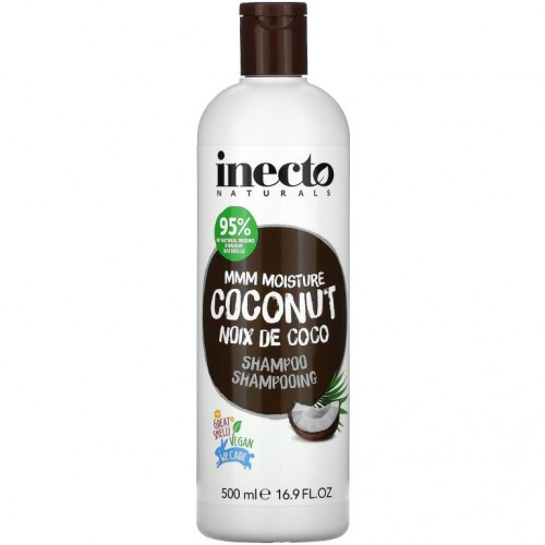 Inecto, Mmm Moisture Coconut, Shampoo, 16.9 fl oz (500 ml)