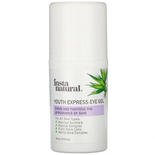 InstaNatural, 유스 익스프레스 아이 젤, 15ml (0.5 fl oz)