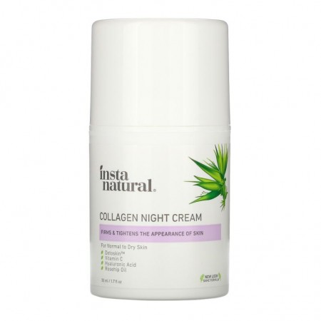 InstaNatural, 콜라겐 나이트 크림, 50 ml(1.7 fl oz)