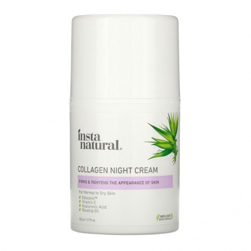 InstaNatural, 콜라겐 나이트 크림, 50 ml(1.7 fl oz)