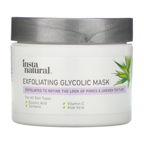 InstaNatural, 각질제거 글라이콜릭 뷰티 마스크, 56g(2oz)