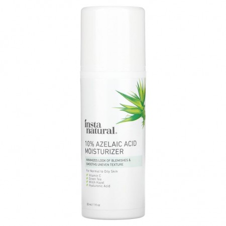 InstaNatural, 10% 아젤라산 모이스처라이저, 30ml(1fl oz)