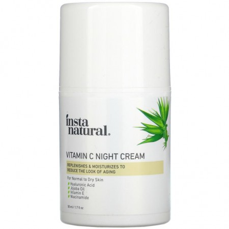 InstaNatural, 비타민C 나이트 크림, 50ml(1.7fl oz)