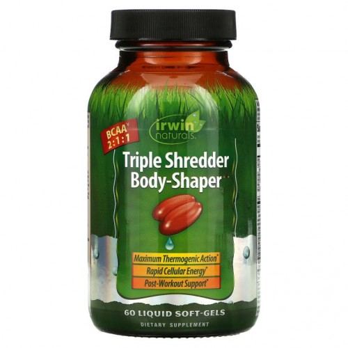 Irwin Naturals, 트리플 슈레더 바디 쉐이퍼, 액상 소프트젤 60정