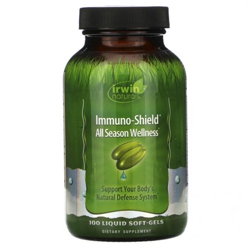 Irwin Naturals, Immuno-Shield, 올시즌 웰니스, 액상 소프트젤 100정